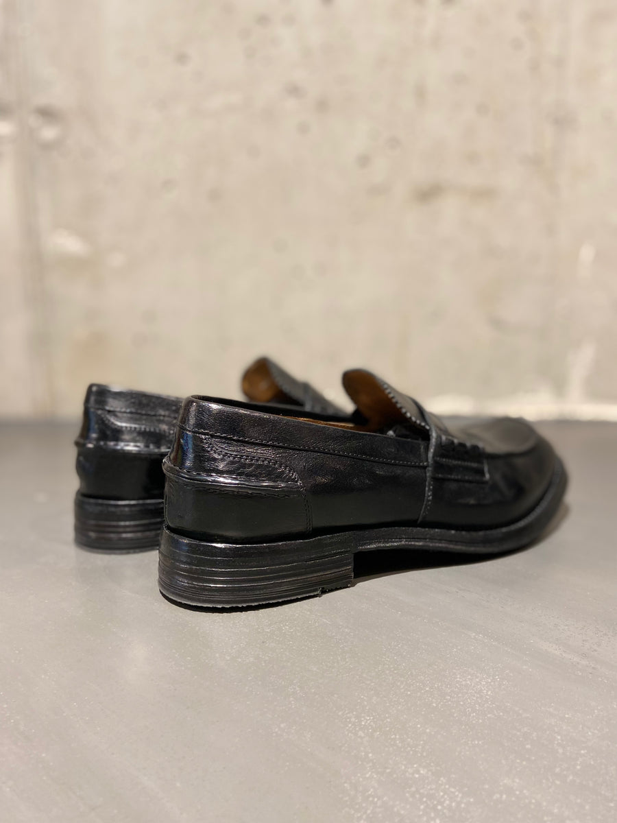 OFFICINE CREATIVE BALANCE/011 PENNY LOAFER BLACK – Daniele  display picture 1