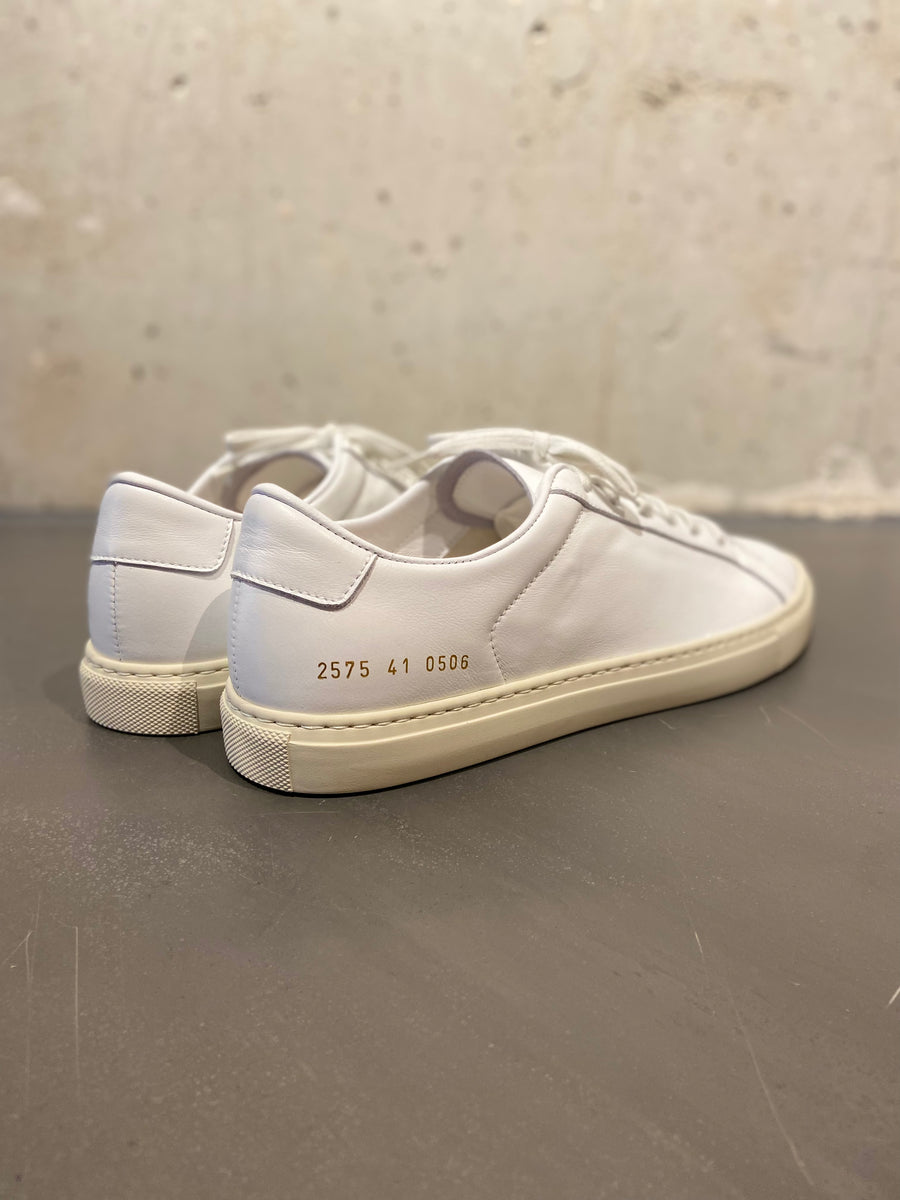 COMMON PROJECTS 2575 ACHILLES LOW PREMIUM WHITE – Daniele Dentici Men