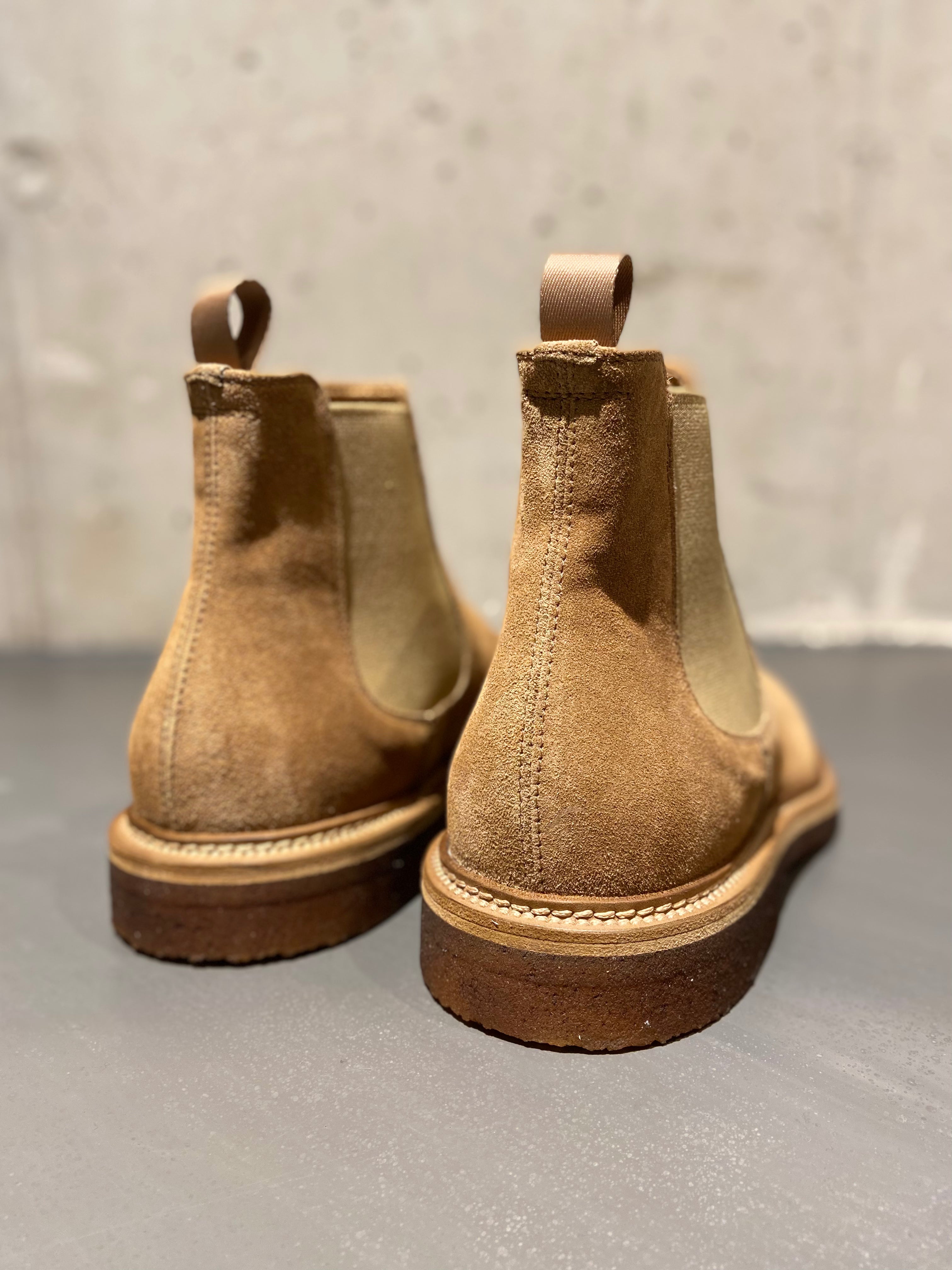 OFFICINE CREATIVE HOPKINS CREPE 121 CHELSEA BOOT SUEDE BROWN